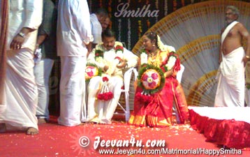 Happy smitha at auditorium near Thrikkakara Temple